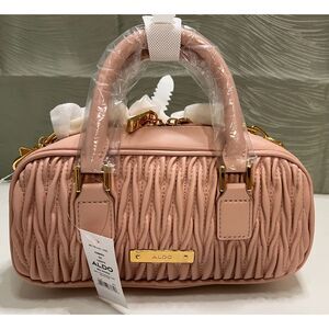 NWT Aldo Kamara Light/Blush Pink barrel handbag